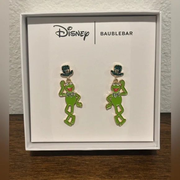 BaubleBar Green and Black Earrings - Picture 2 of 3